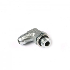 1JH9 Jic Male To Male Metric Straight Sae Fitting  90° Adapter With O Rings