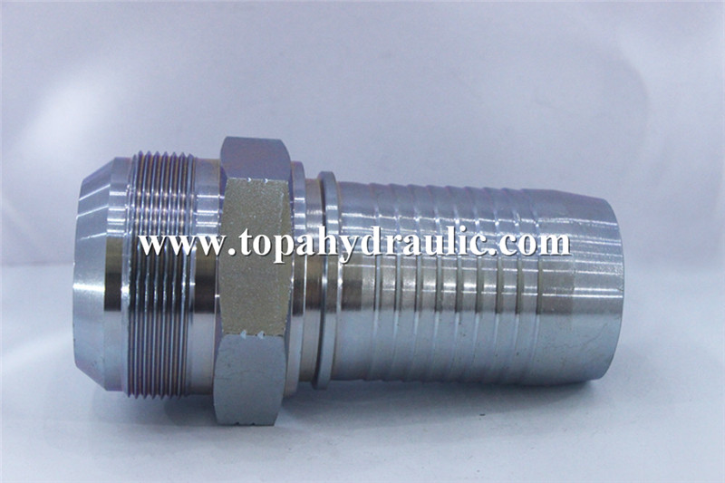 China Manufacturer for Jic 6 Fitting - Hyd industrial an rubber hose pipe hydraulic fittings –  Topa