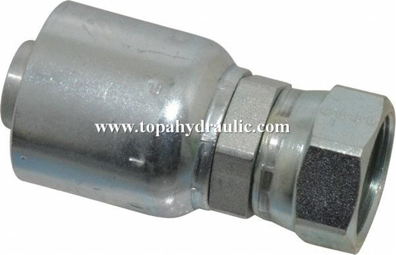 different types premade hydraulic fitting identification