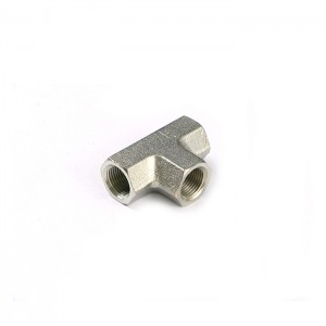 Gt-pk Bsp Metric Female Straight Fitting Equal Hydraulic Tee Adapter