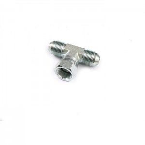 BJ Yuyao Union Jic Male To Long Bendght Jic Female Male Hydraulic Adapters Tee