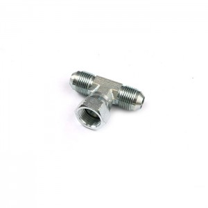 BJ Yuyao Union Jic Male To Long Bendght Jic Female Male Hydraulic Adapters Tee
