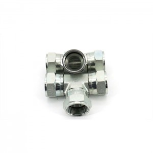 6606 FJS JIC 37° Flare pipe Fitting Adapters Tee Joint Tube