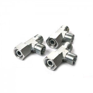 CC Braided Hose Female Metric Male Adapters Tee Fittings With Swivel Nut
