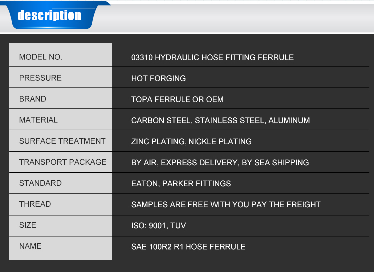 hose ferrule fittings