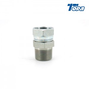 1404 2NU Pump Spline Hydraulic Hose Fittings Connector Npsm To Npt Adapters