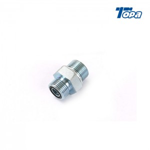 1FH fittings reusable ends male orfs on flatface cummins hydraulic pump adapter