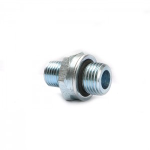 Stainless Steel Elbow Metric Thread With Oring To Male Bsp Straight Pipe Fittings