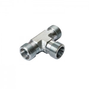 Ad Metric Hose Equal High Pressure Hydraulic Adapters Pipe Fittings Tee