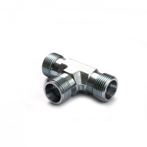 Ad Metric Hose Equal High Pressure Hydraulic Adapters Pipe Fittings Tee