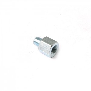Straight Tube Coupling Joint Pipe Hydraulic Adapters Fittings Galvanized
