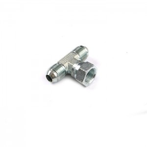 BJ Yuyao Union Jic Male To Long Bendght Jic Female Male Hydraulic Adapters Tee