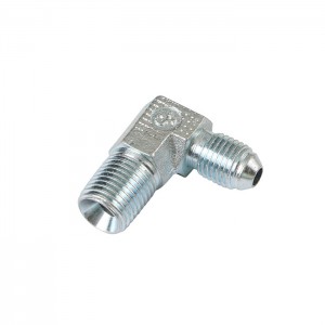 1JT9 90° Male 37 Degree Jic Thread Flare To Bspt Male Hydraulic Adapters