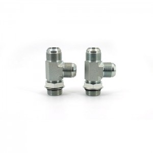 6804 Jic 37 Degree Male To Sae Pipe Fitting Barb Hose 32mm Male Run Adapter Tee