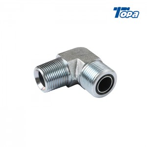 FS2501 orfs 90 degree elbow male coupling hydraulic fitting adapter