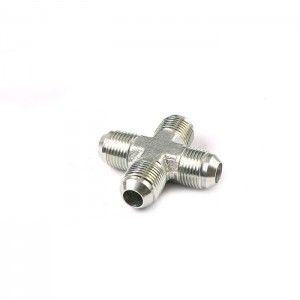XJ China Jic Male Cone Cross Hydraulic Blocks Stainless Fitting Manufacturer