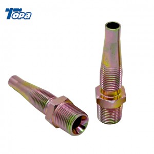 Gates 100r7 100r5 reusable jic high pressure hydraulic pipe fittings