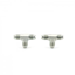 AJ Hydraulic Stainless Steel JIC male union connector Tee Adapter
