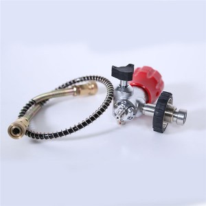 Pcp hpa scuba Paintball Dual Valve Co2 air Fill Station kit
