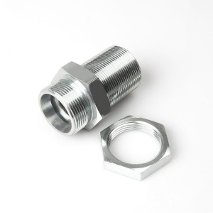 Stainless Steel Ferrule Union Fittings Metric Male 60 Bulkhead Hydraulic Adapter