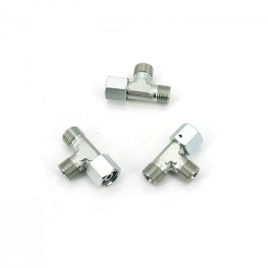 BC BD tee Zinc Coated Cone Seal Pipe Fittings stainless tee fitting Adapter