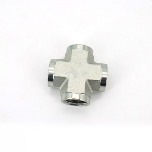 5652 Best Selling Hydraulic Union Tee Npt Cross Pipe Fitting