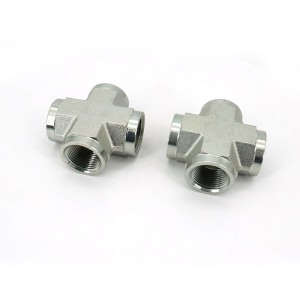 5652 Best Selling Hydraulic Union Tee Npt Cross Pipe Fitting