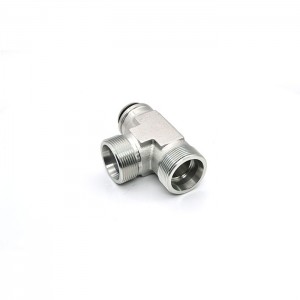 CC CD Stainless Steel 24 Cone Seal Equal Hydraulic Hose Fitting Adapter Tees