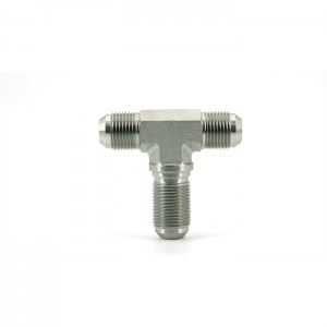 2605 male thread high pressure hydraulic pipe fitting stainless steel tee