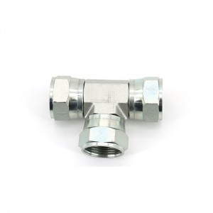 6606 FJS JIC 37° Flare pipe Fitting Adapters Tee Joint Tube