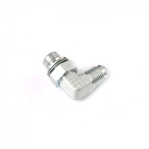 1JH9 Jic Male To Male Metric Straight Sae Fitting  90° Adapter With O Rings