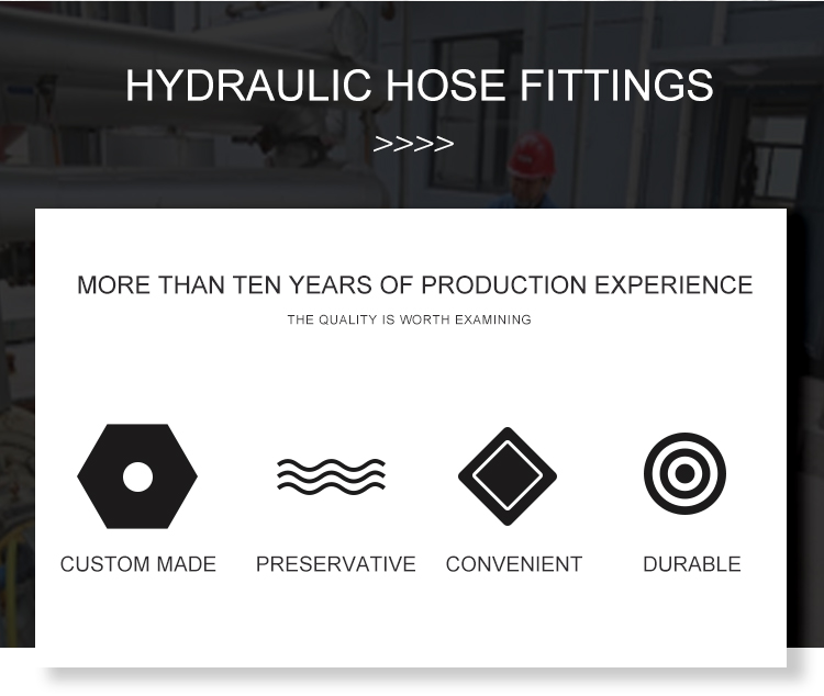hydraulic hose adaptors